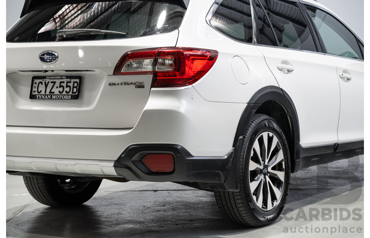 05/2015 Subaru Outback 2.5i Premium MY15 4D Wagon White 2.5L