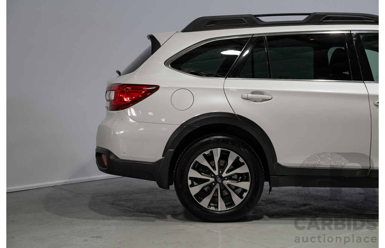 05/2015 Subaru Outback 2.5i Premium MY15 4D Wagon White 2.5L
