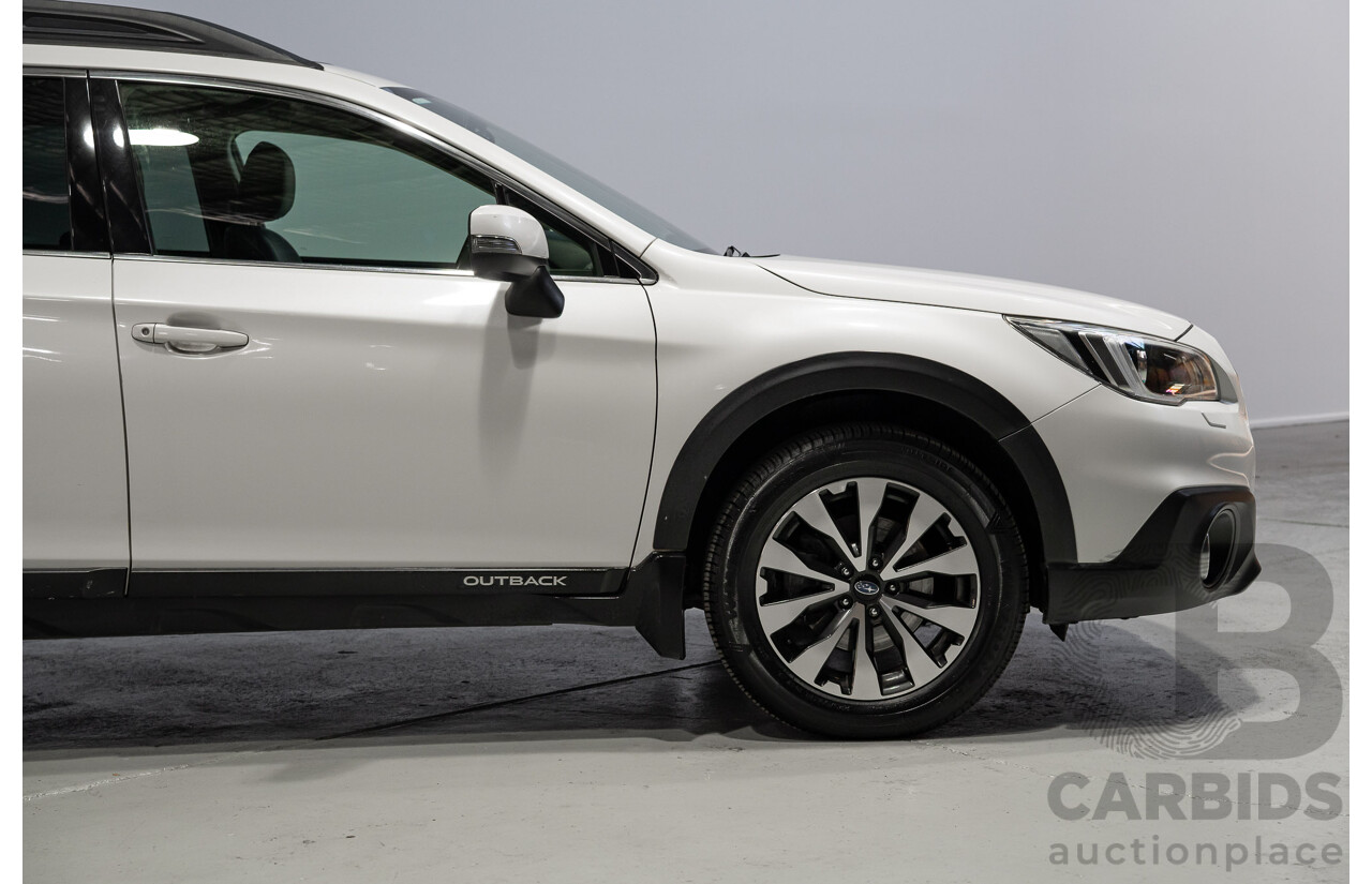 05/2015 Subaru Outback 2.5i Premium MY15 4D Wagon White 2.5L