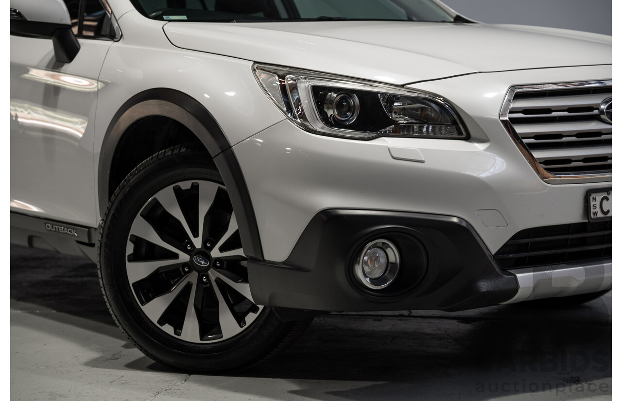 05/2015 Subaru Outback 2.5i Premium MY15 4D Wagon White 2.5L