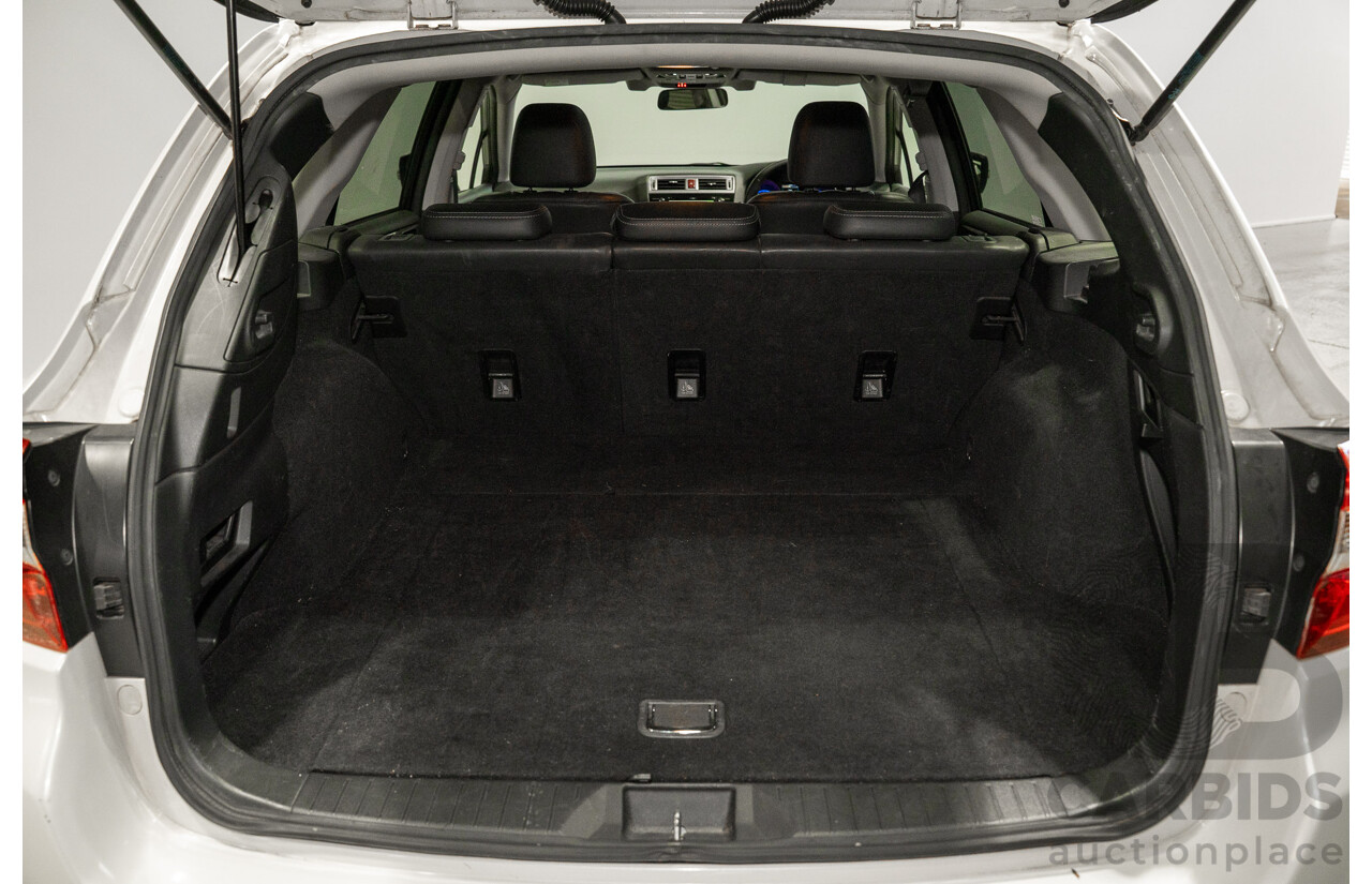 05/2015 Subaru Outback 2.5i Premium MY15 4D Wagon White 2.5L