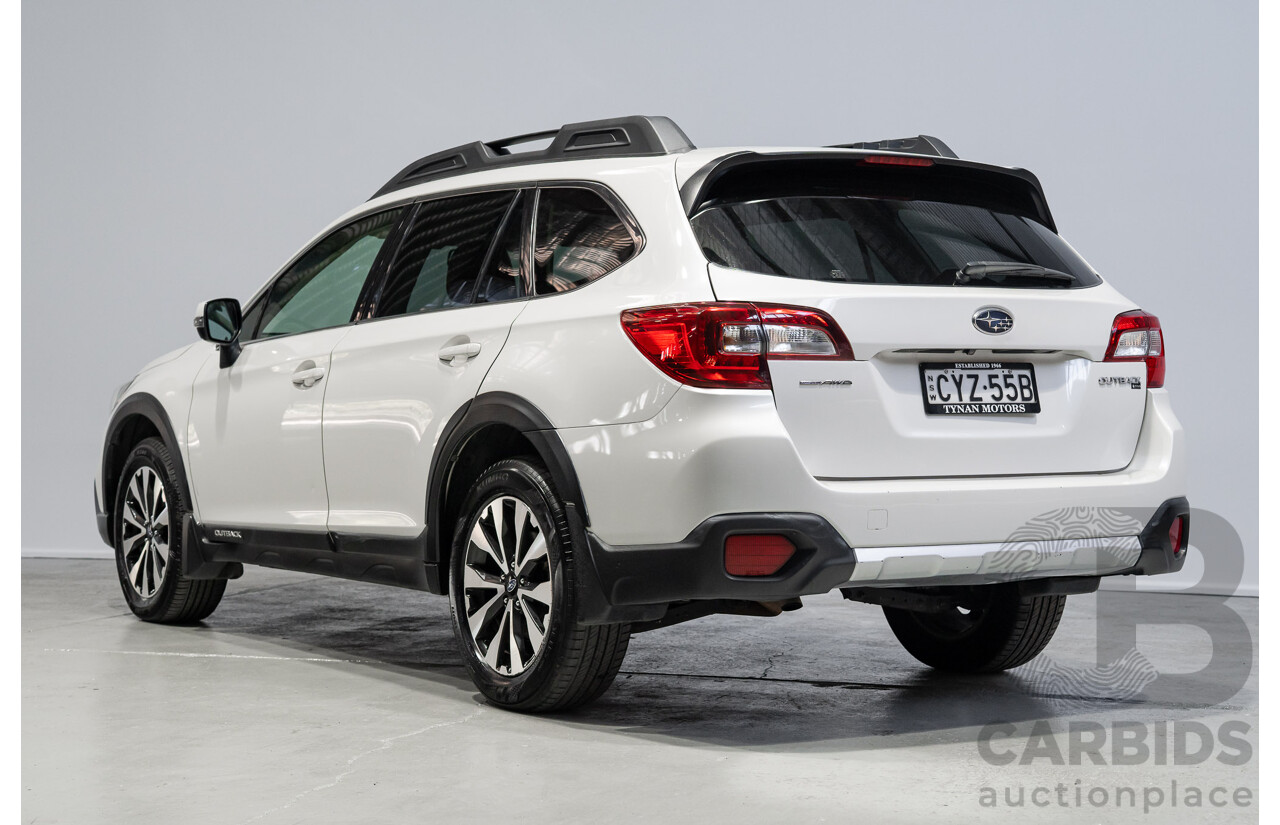 05/2015 Subaru Outback 2.5i Premium MY15 4D Wagon White 2.5L