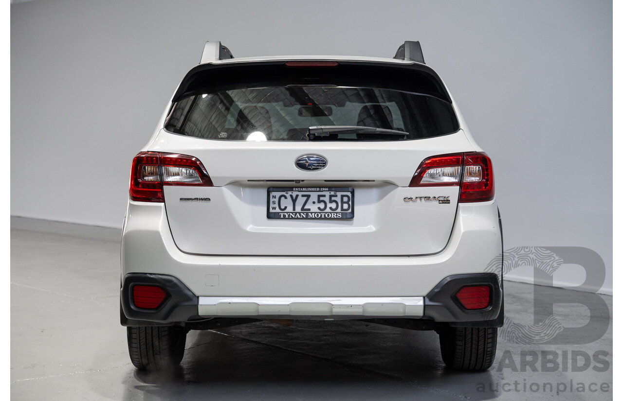 05/2015 Subaru Outback 2.5i Premium MY15 4D Wagon White 2.5L