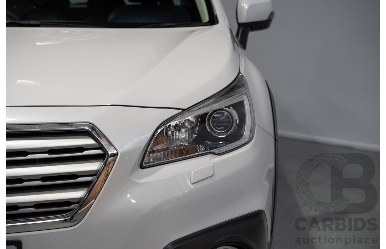 05/2015 Subaru Outback 2.5i Premium MY15 4D Wagon White 2.5L