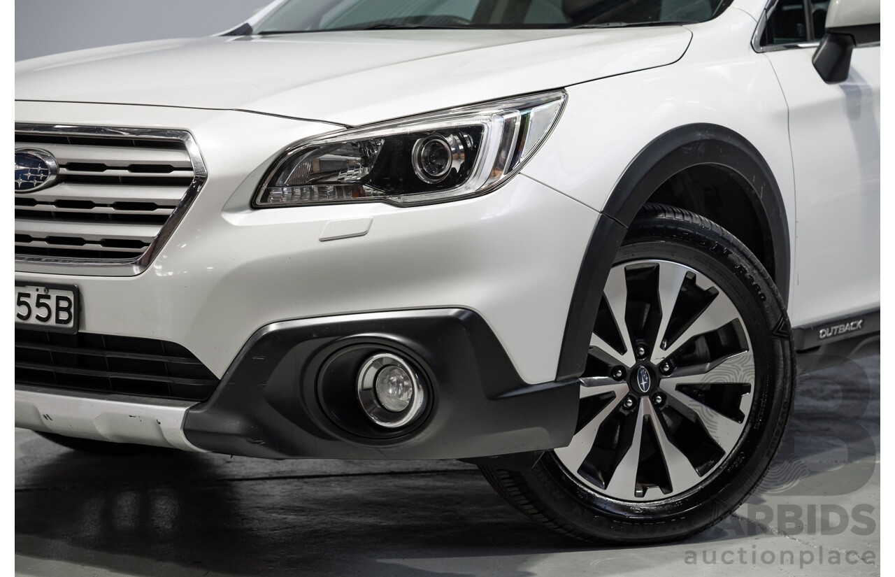 05/2015 Subaru Outback 2.5i Premium MY15 4D Wagon White 2.5L