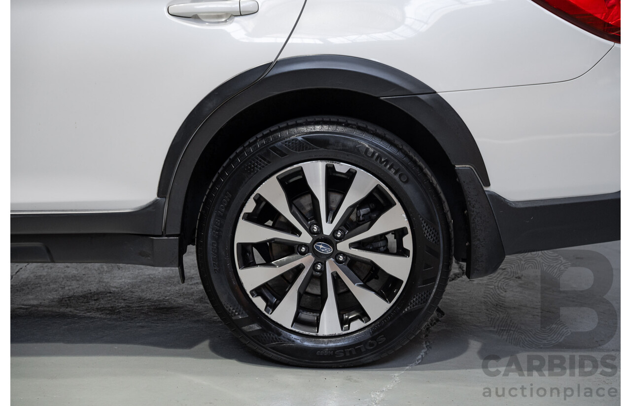 05/2015 Subaru Outback 2.5i Premium MY15 4D Wagon White 2.5L