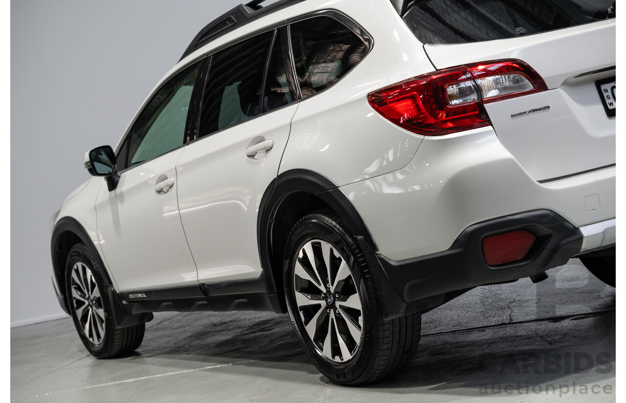 05/2015 Subaru Outback 2.5i Premium MY15 4D Wagon White 2.5L