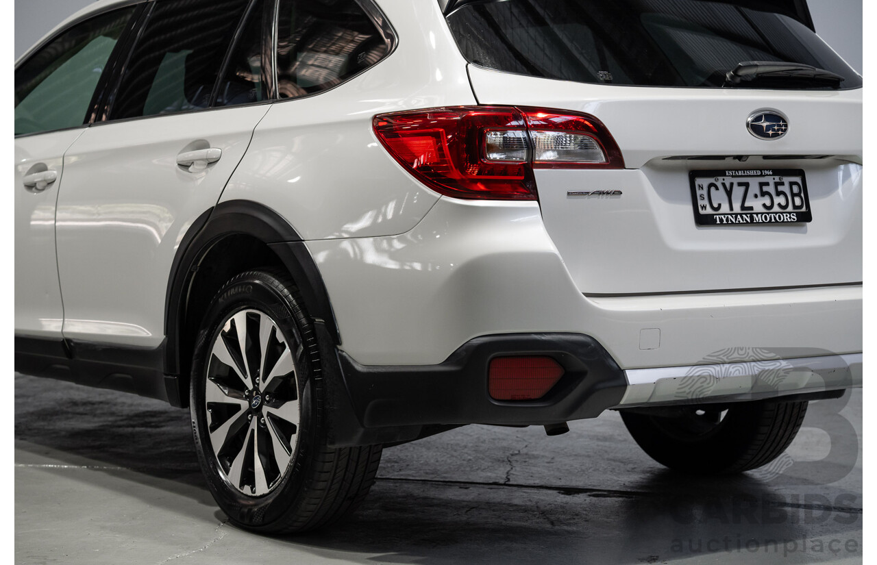 05/2015 Subaru Outback 2.5i Premium MY15 4D Wagon White 2.5L