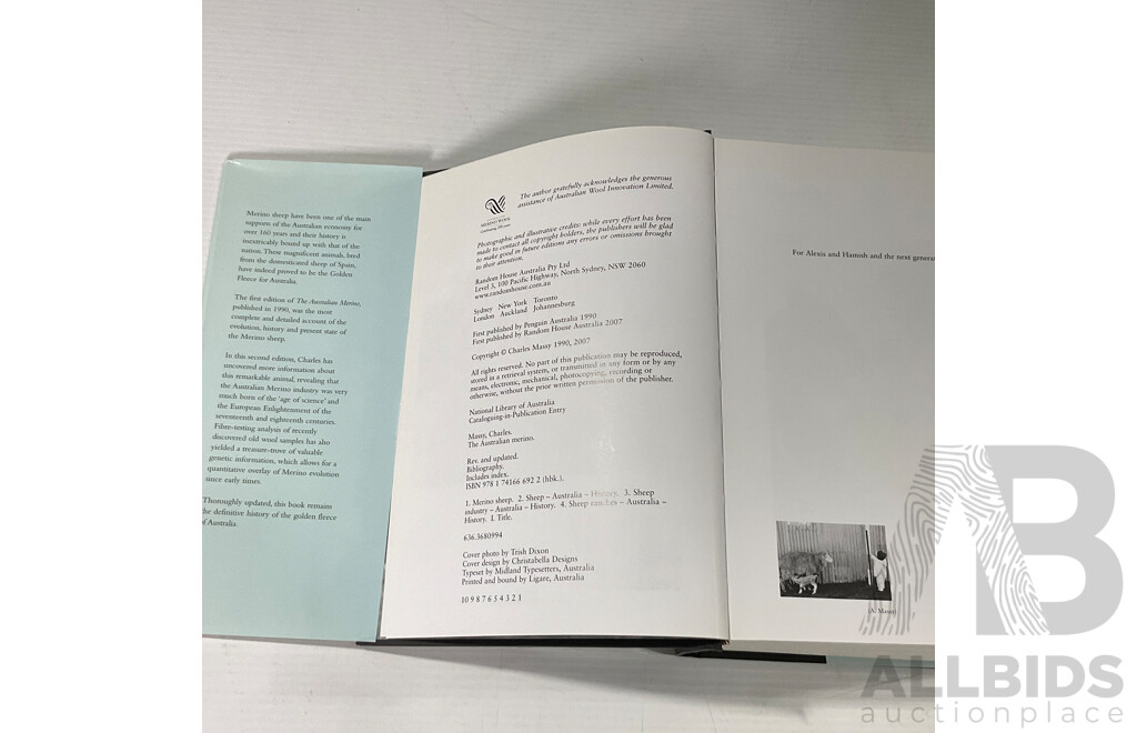 The Australian Merino The Story of a Nation Book