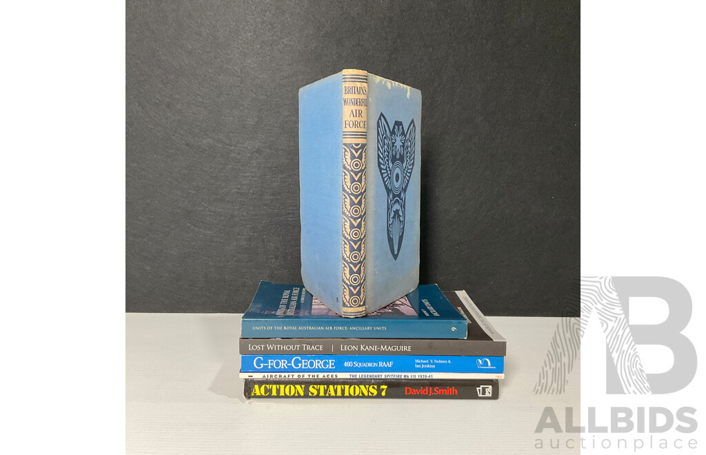 Collection of Six Air Force History Books