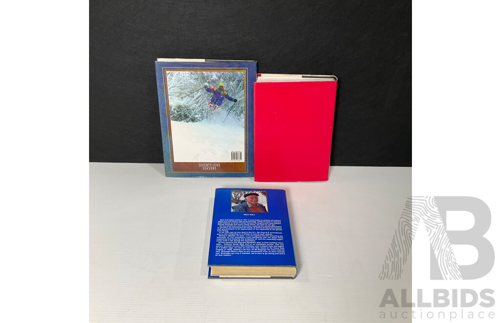 Collection of Three Skiing in Australia Books