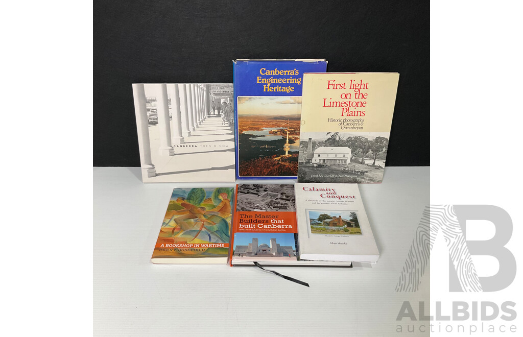 Collection of Six First Edition Canberra History Books