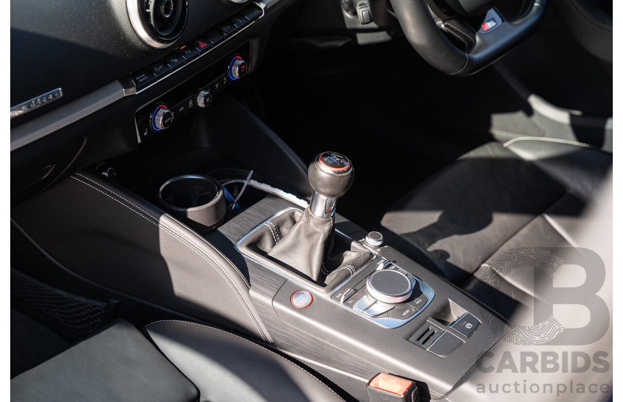 03/2014 Audi S3 Sportback Quattro (AWD) 8V MY14 5d Hatchback Estoril Blue Crystal Turbo 2.0L