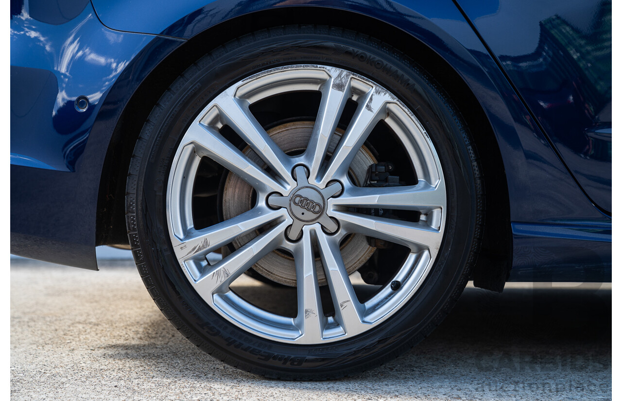 03/2014 Audi S3 Sportback Quattro (AWD) 8V MY14 5d Hatchback Estoril Blue Crystal Turbo 2.0L