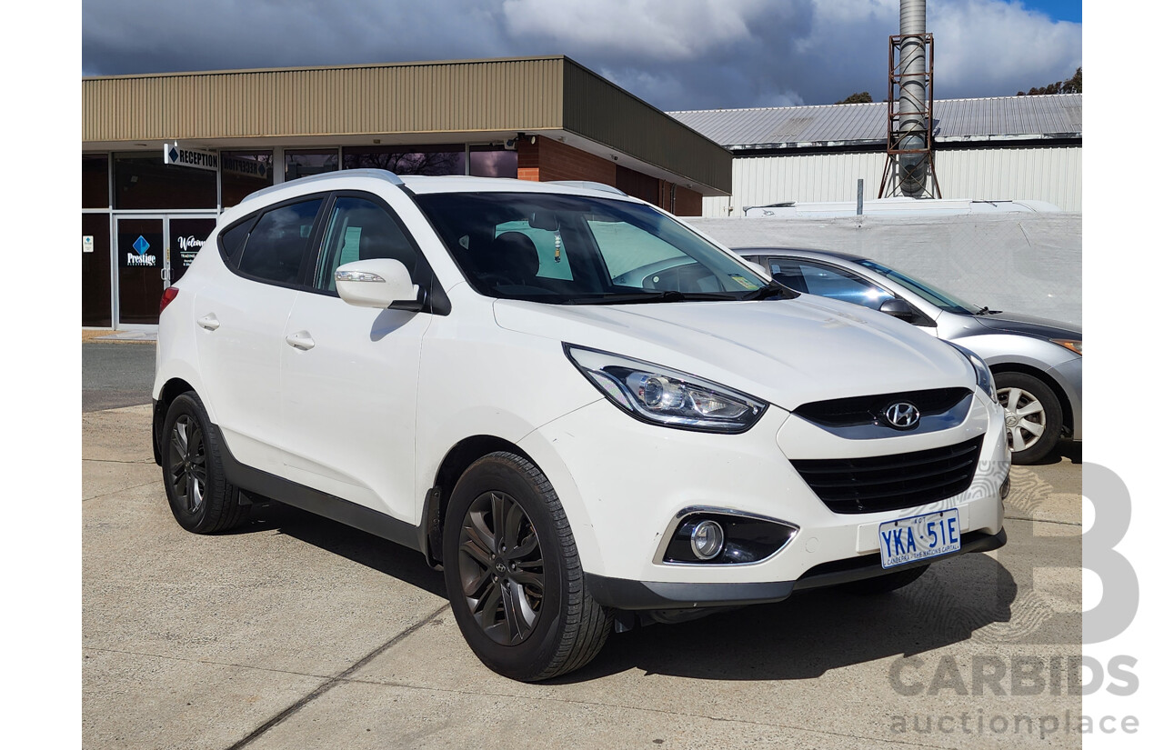 06/2014 Hyundai Ix35 Trophy (fwd) LM SERIES II 4d Wagon White 2.0L