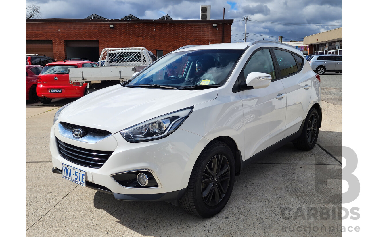 06/2014 Hyundai Ix35 Trophy (fwd) LM SERIES II 4d Wagon White 2.0L