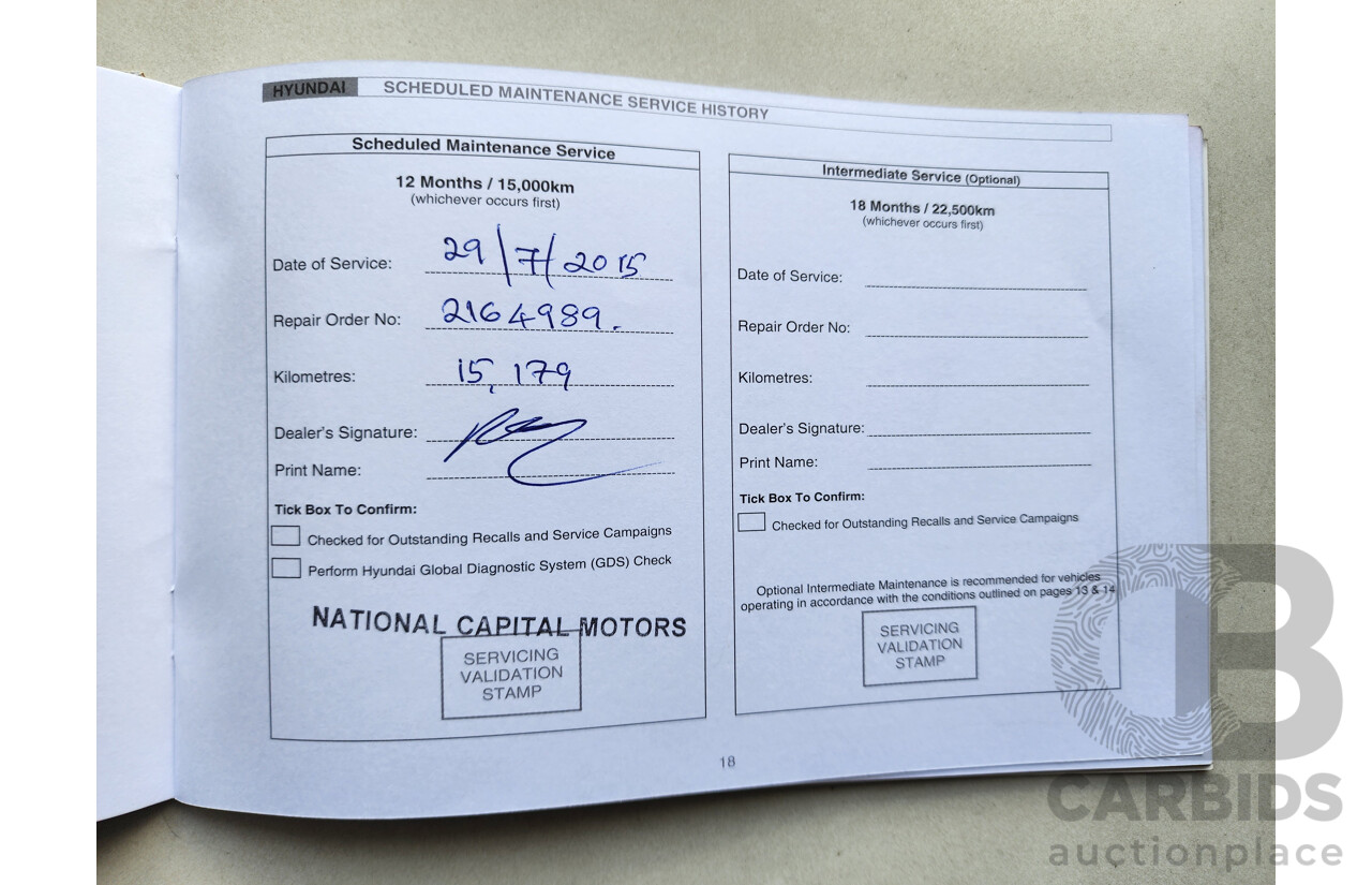 06/2014 Hyundai Ix35 Trophy (fwd) LM SERIES II 4d Wagon White 2.0L