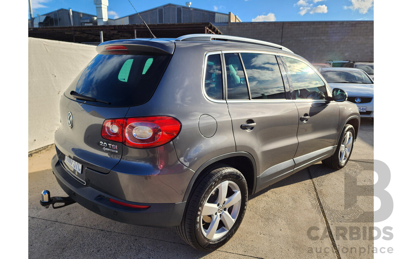 01/2011 Volkswagen Tiguan 147 TSI 5NC MY11 4d Wagon Grey 2.0L