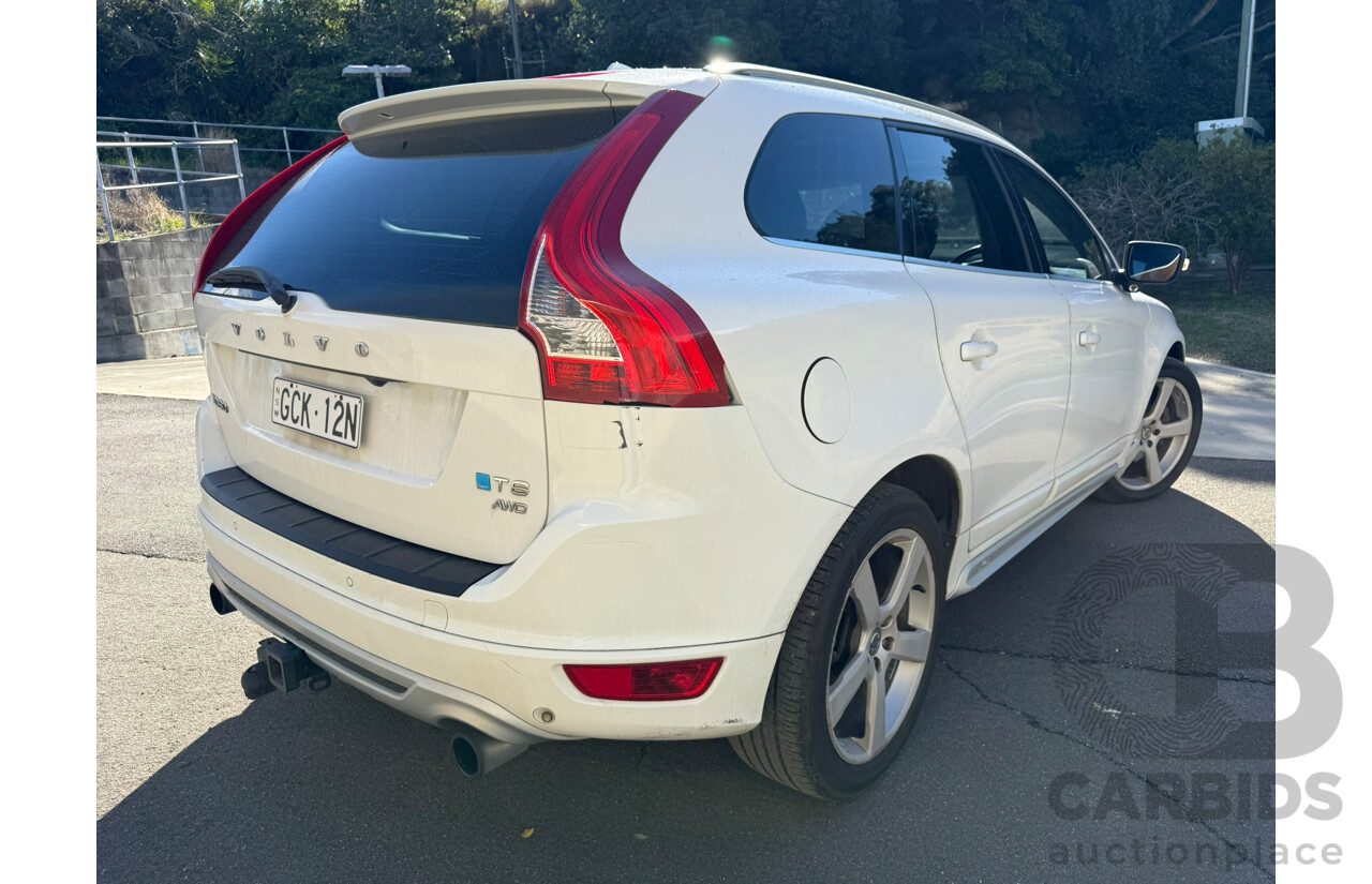 03/2012 Volvo Xc60 T6 R-DESIGN (AWD) AWD DZ MY12 4D Wagon White 3.0L