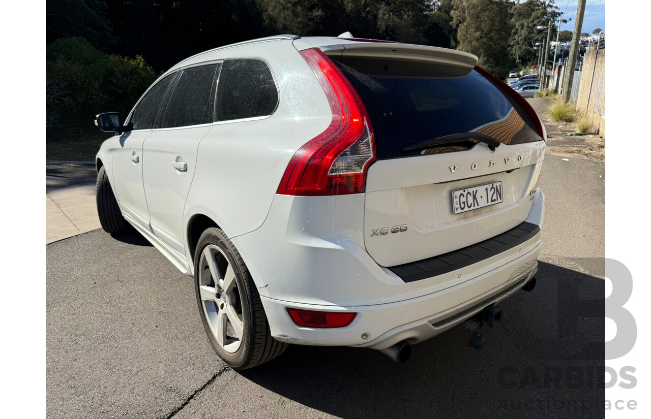 03/2012 Volvo Xc60 T6 R-DESIGN (AWD) AWD DZ MY12 4D Wagon White 3.0L
