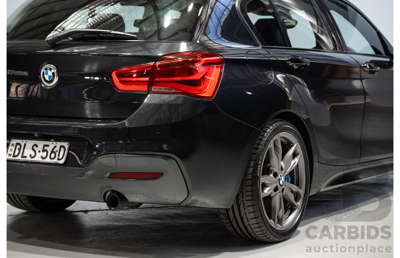 11/2016 BMW M140i (RWD) F20 LCI 5d Hatchback Black Turbo 3.0L