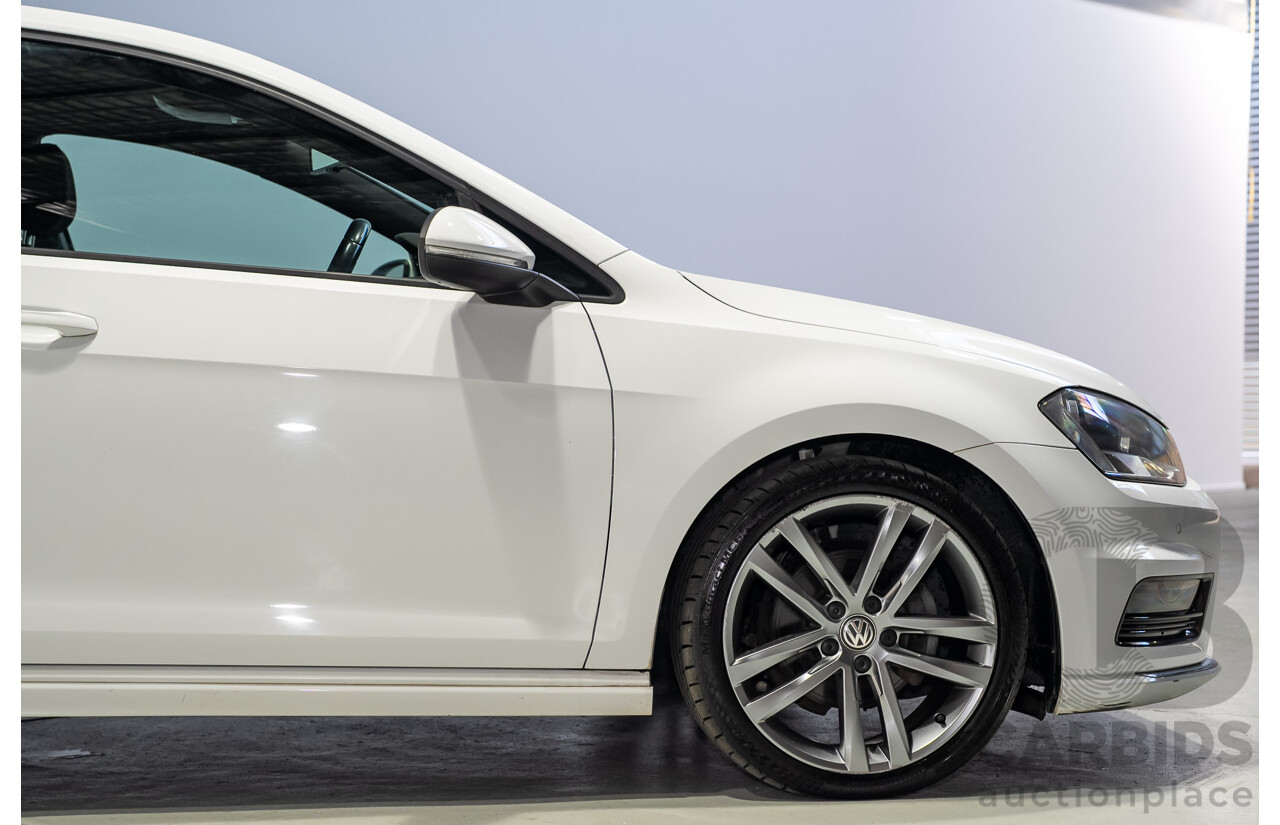 02/2015 Volkswagen Golf 103 TSI Highline AU MY15 5D Hatchback White Turbo 1.4L