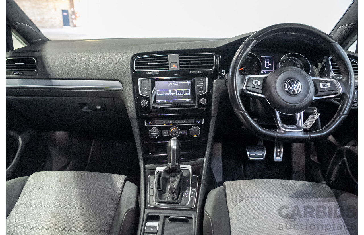 02/2015 Volkswagen Golf 103 TSI Highline AU MY15 5D Hatchback White Turbo 1.4L