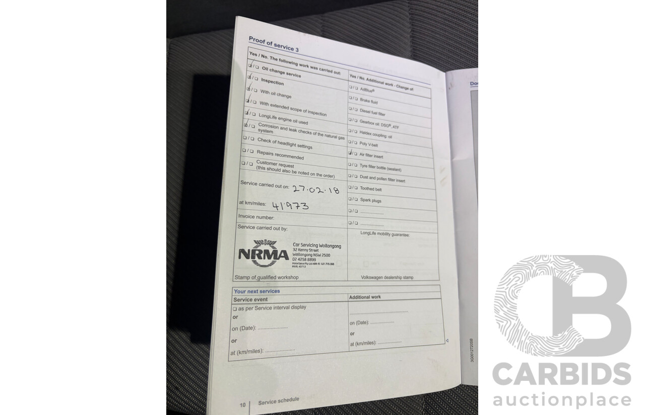 02/2015 Volkswagen Golf 103 TSI Highline AU MY15 5D Hatchback White Turbo 1.4L