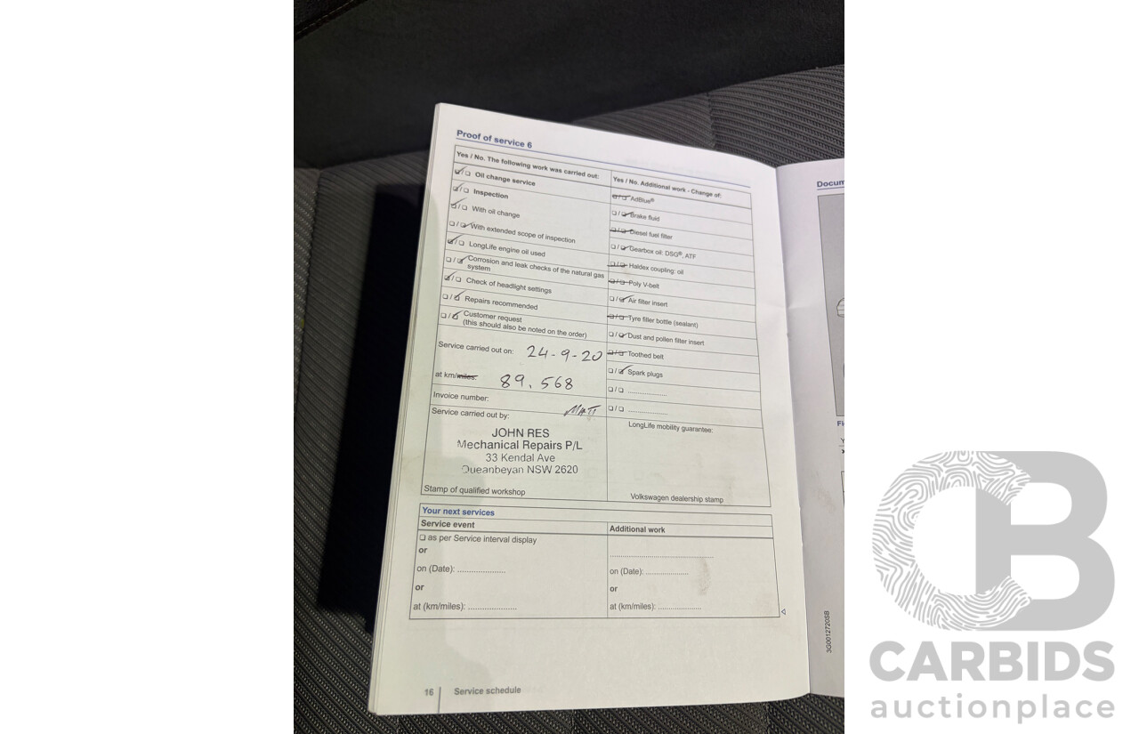 02/2015 Volkswagen Golf 103 TSI Highline AU MY15 5D Hatchback White Turbo 1.4L