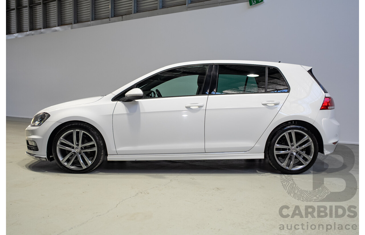 02/2015 Volkswagen Golf 103 TSI Highline AU MY15 5D Hatchback White Turbo 1.4L