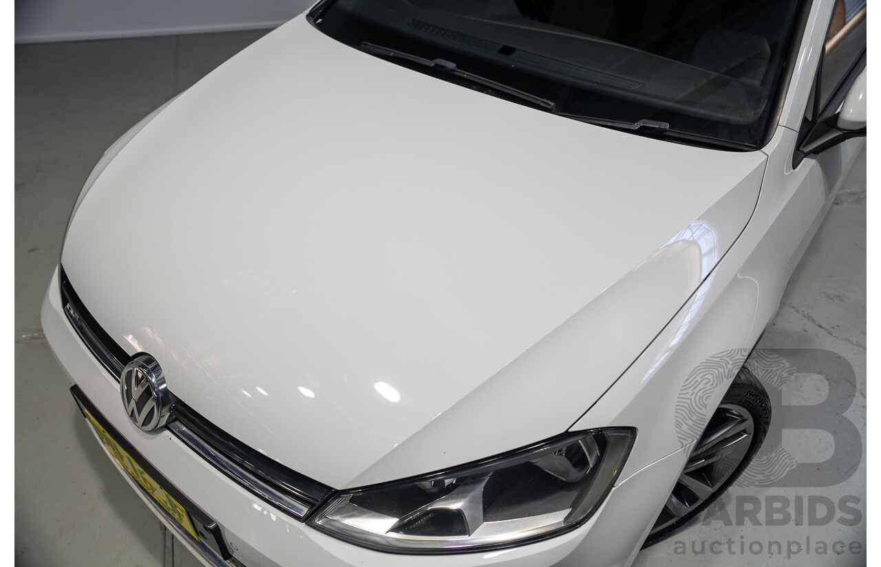 02/2015 Volkswagen Golf 103 TSI Highline AU MY15 5D Hatchback White Turbo 1.4L