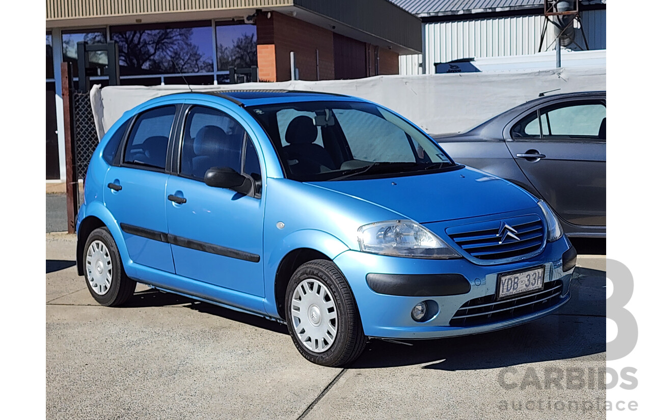 01/2004 Citroen C3 SX 5d Hatchback Blue 1.4L