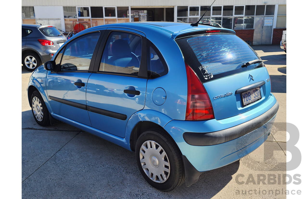 01/2004 Citroen C3 SX 5d Hatchback Blue 1.4L