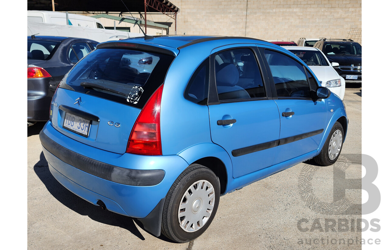 01/2004 Citroen C3 SX 5d Hatchback Blue 1.4L