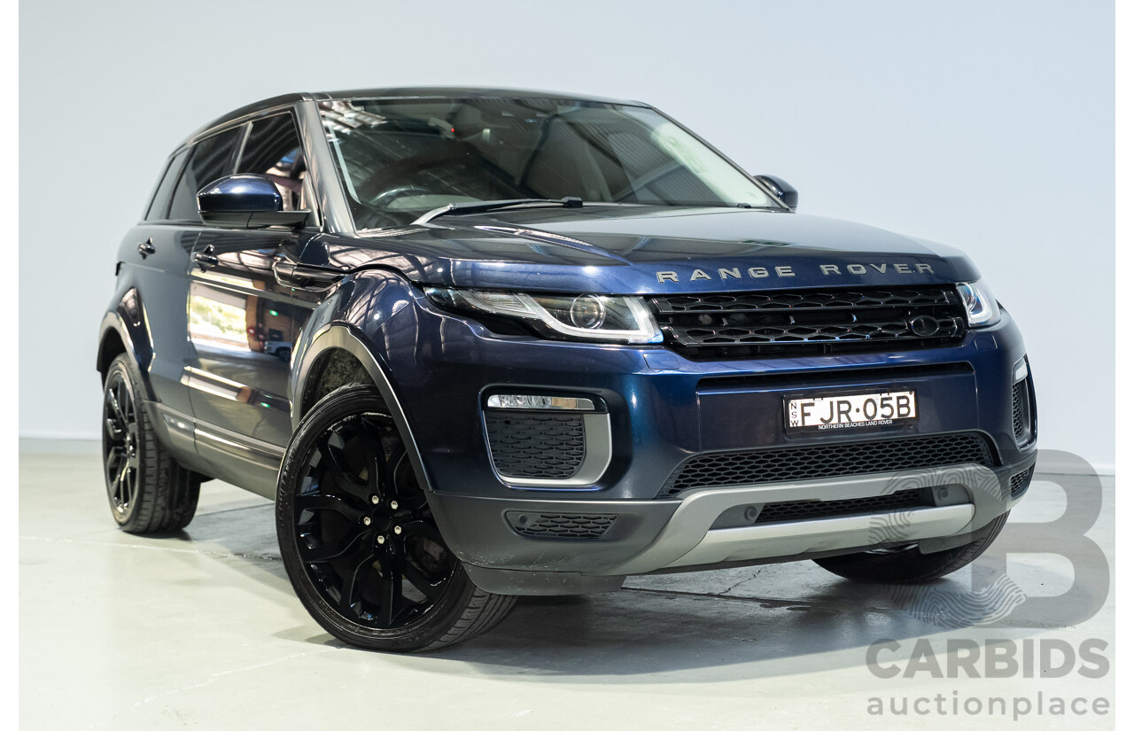 03/2017 Range Rover Evoque TD4 150 SE AWD LV MY17 5d Wagon Loire Blue Metallic Turbo Diesel 2.0L