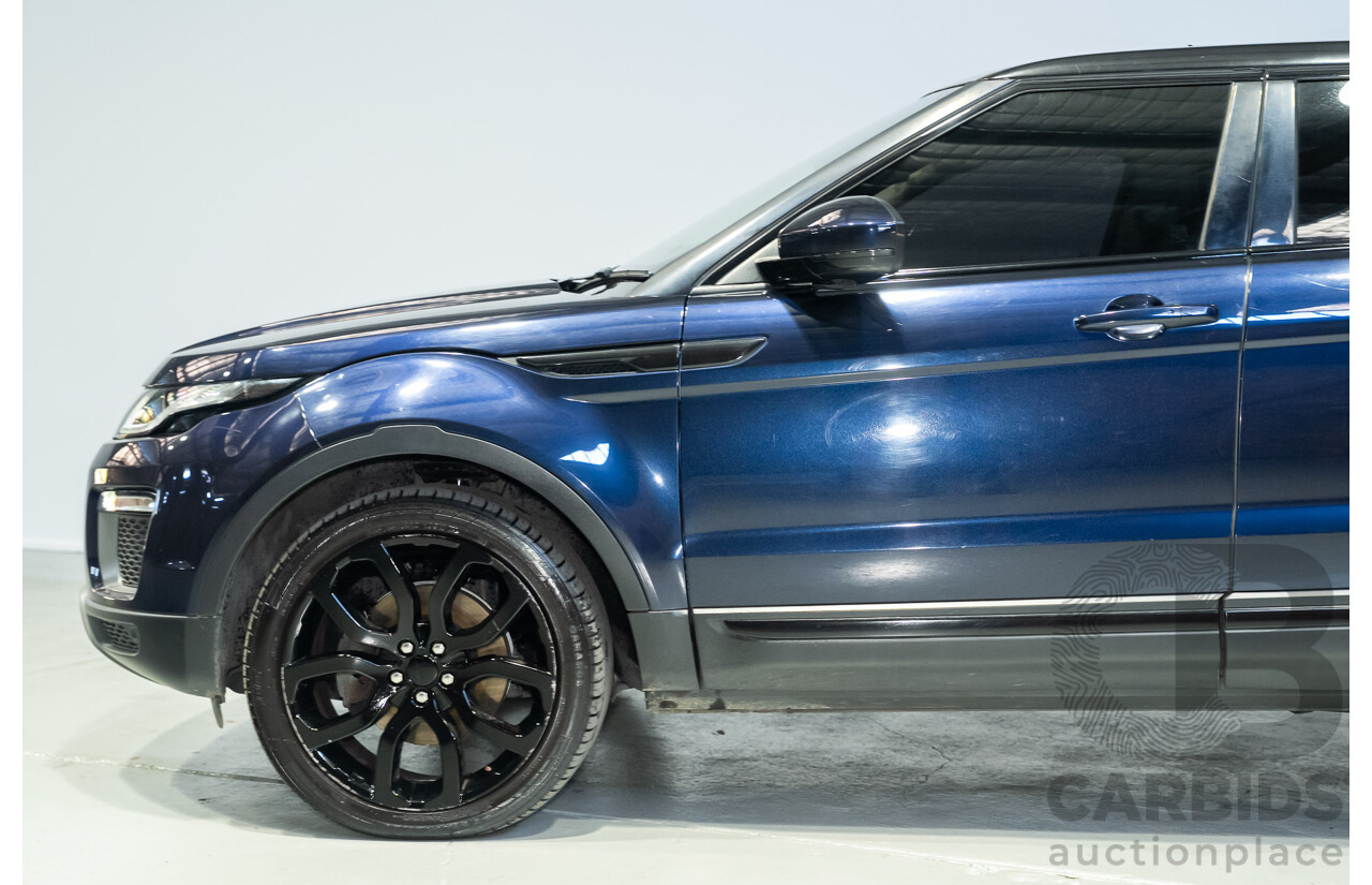 03/2017 Range Rover Evoque TD4 150 SE AWD LV MY17 5d Wagon Loire Blue Metallic Turbo Diesel 2.0L