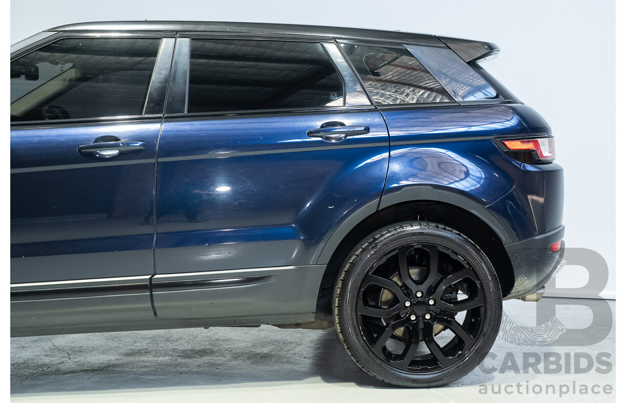 03/2017 Range Rover Evoque TD4 150 SE AWD LV MY17 5d Wagon Loire Blue Metallic Turbo Diesel 2.0L