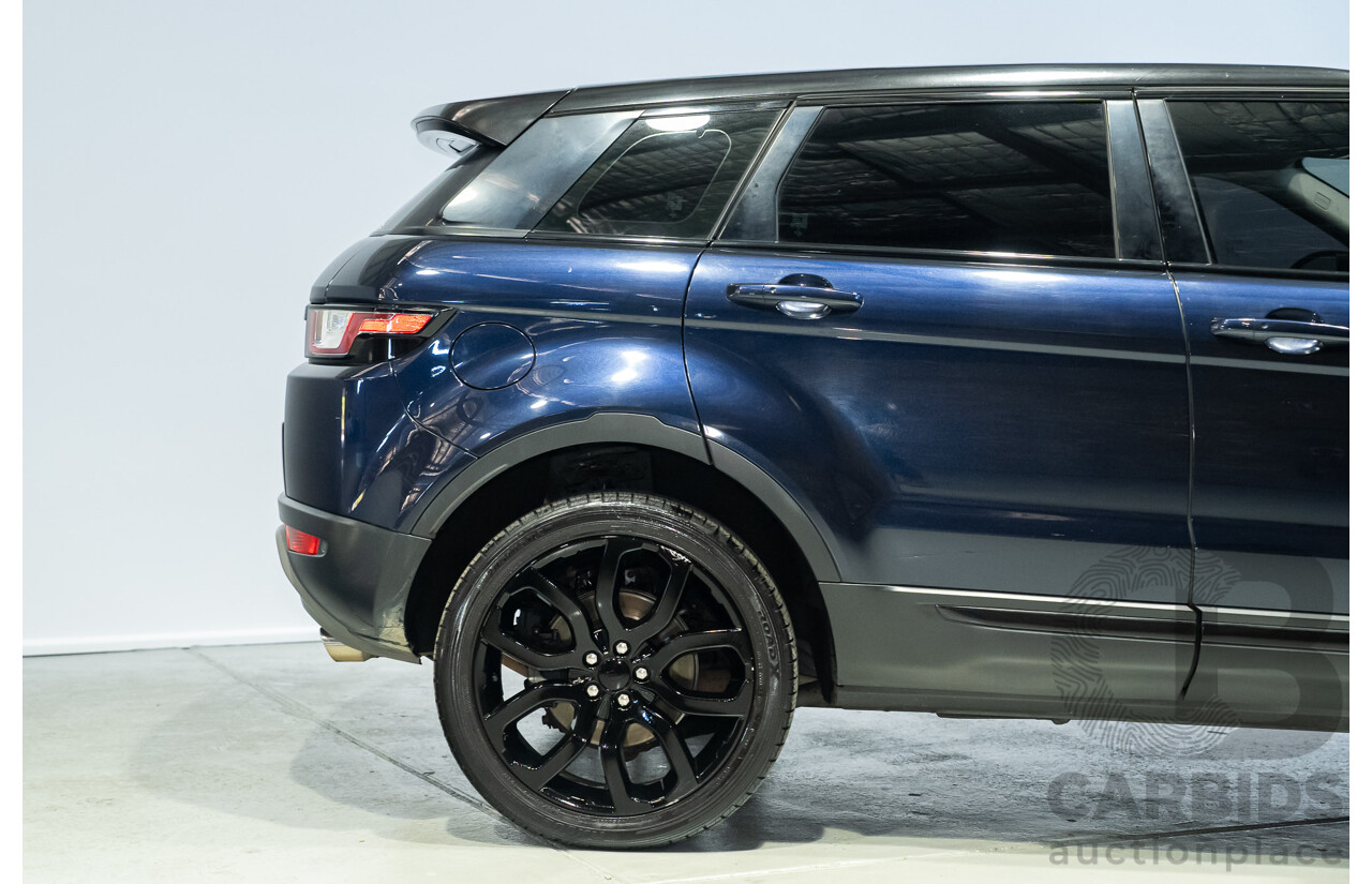 03/2017 Range Rover Evoque TD4 150 SE AWD LV MY17 5d Wagon Loire Blue Metallic Turbo Diesel 2.0L