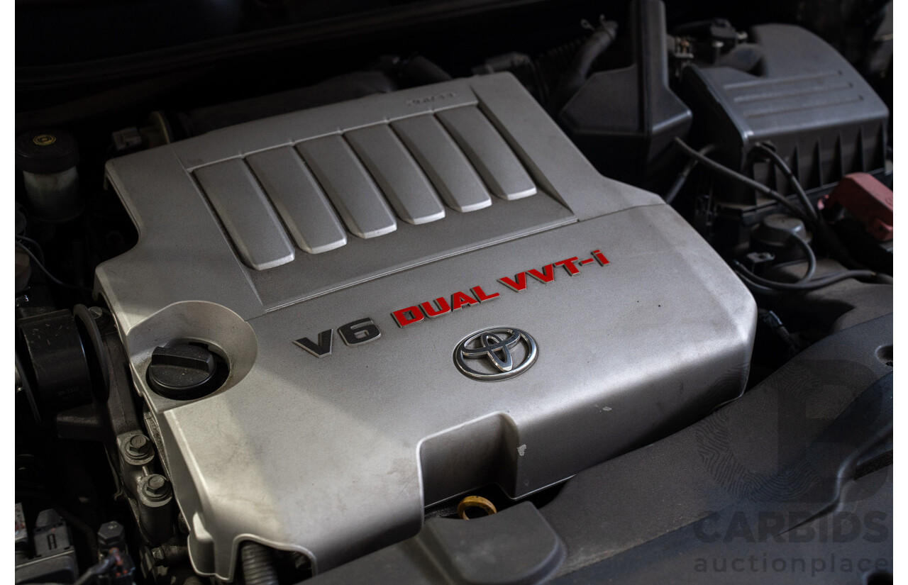 12/2008 Toyota Aurion Presara GSV40R 4D Sedan Black 3.5L