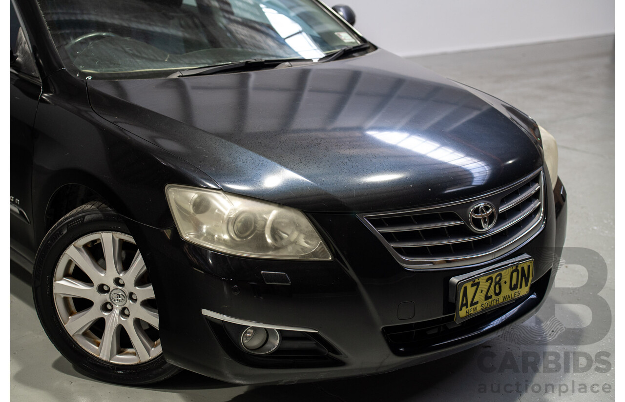 12/2008 Toyota Aurion Presara GSV40R 4D Sedan Black 3.5L