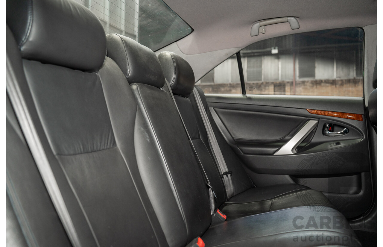 12/2008 Toyota Aurion Presara GSV40R 4D Sedan Black 3.5L