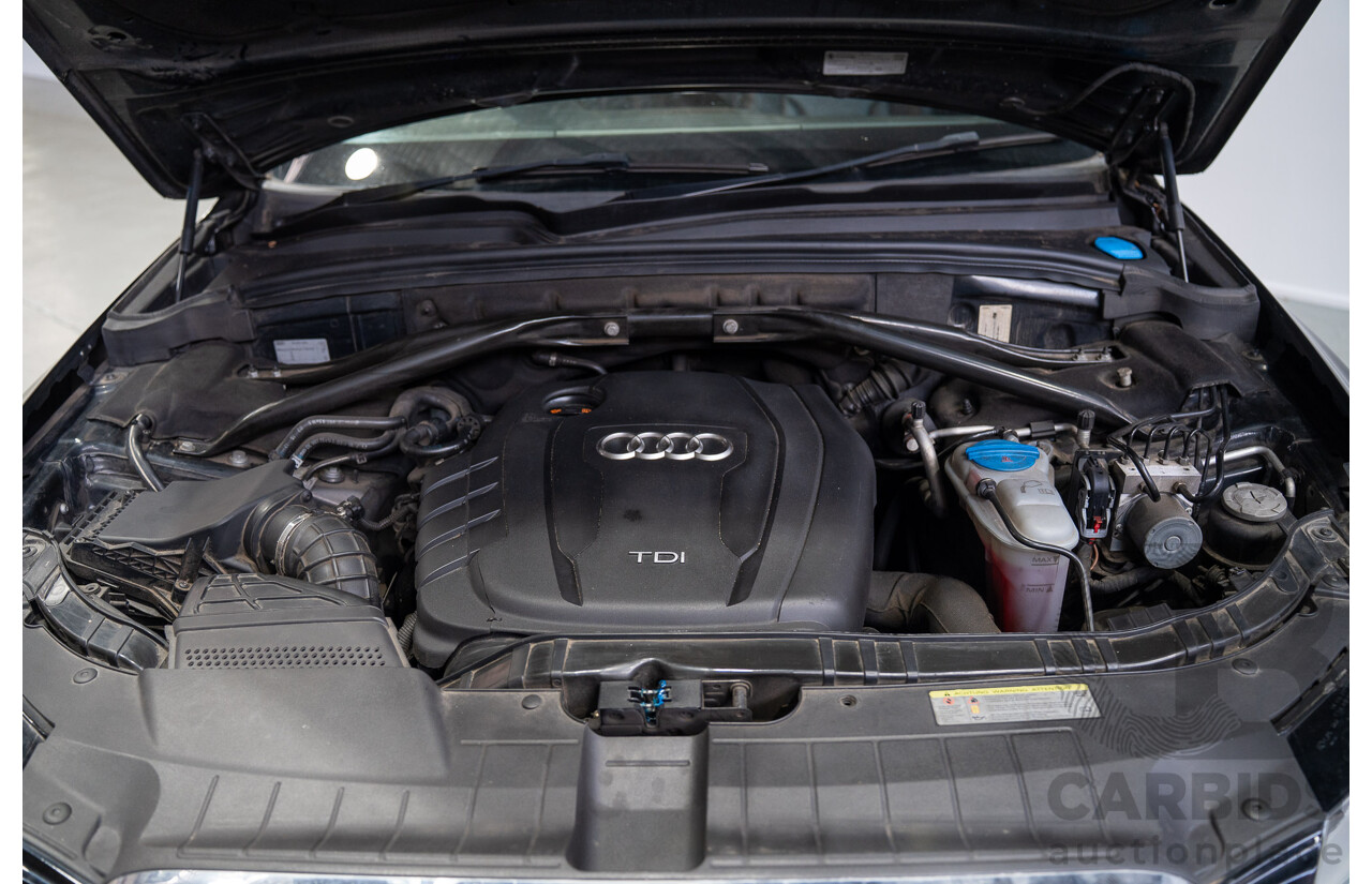 07/2012 Audi Q5 2.0 TDI Quattro (AWD) 8R MY12 4d Wagon Black Turbo Diesel 2.0L