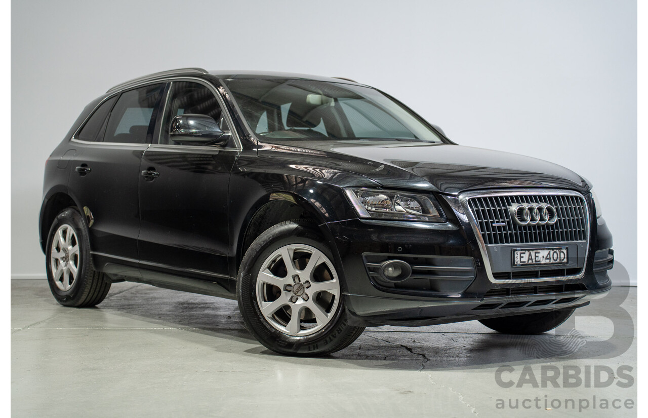 07/2012 Audi Q5 2.0 TDI Quattro (AWD) 8R MY12 4d Wagon Black Turbo Diesel 2.0L