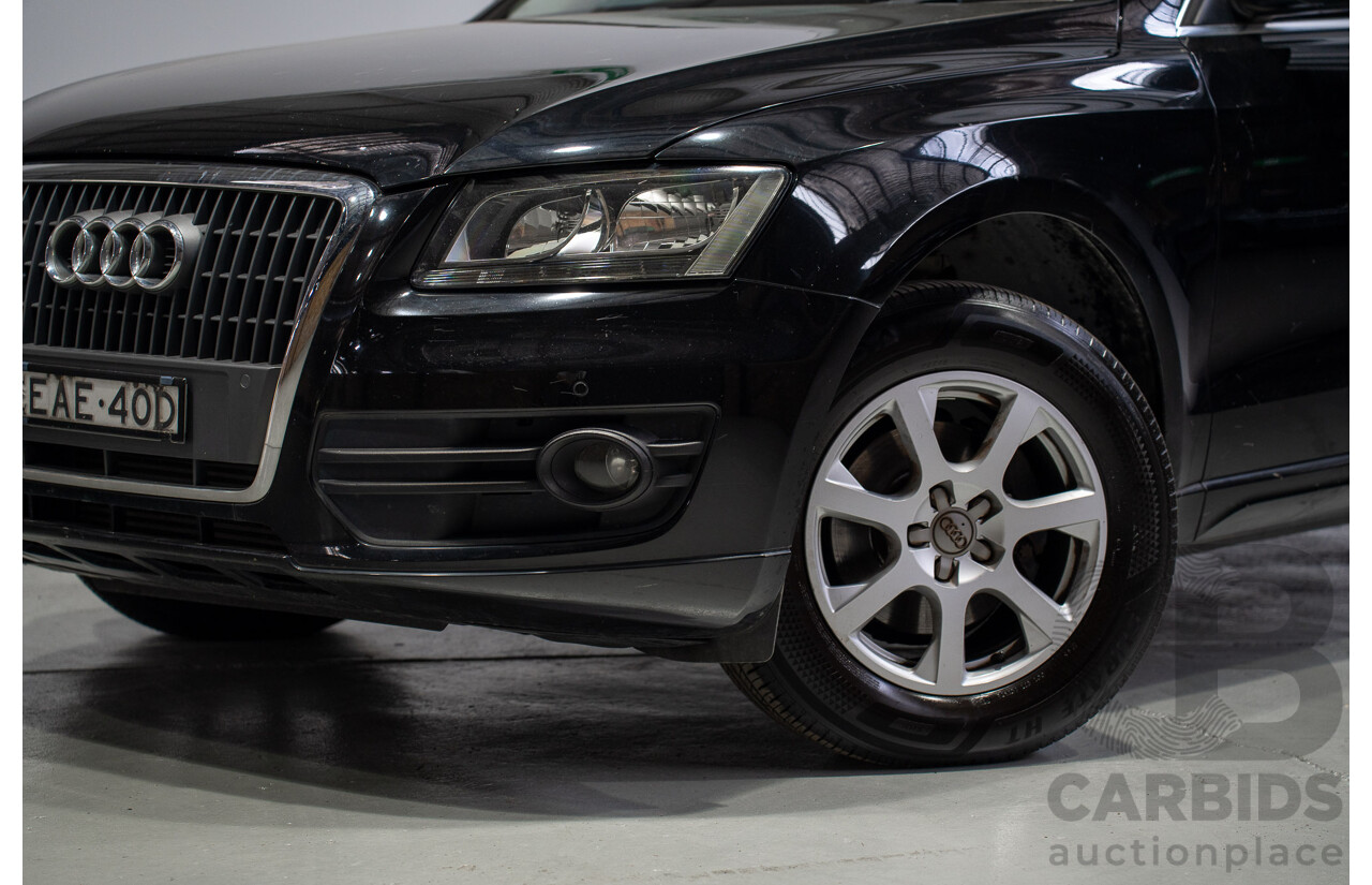 07/2012 Audi Q5 2.0 TDI Quattro (AWD) 8R MY12 4d Wagon Black Turbo Diesel 2.0L