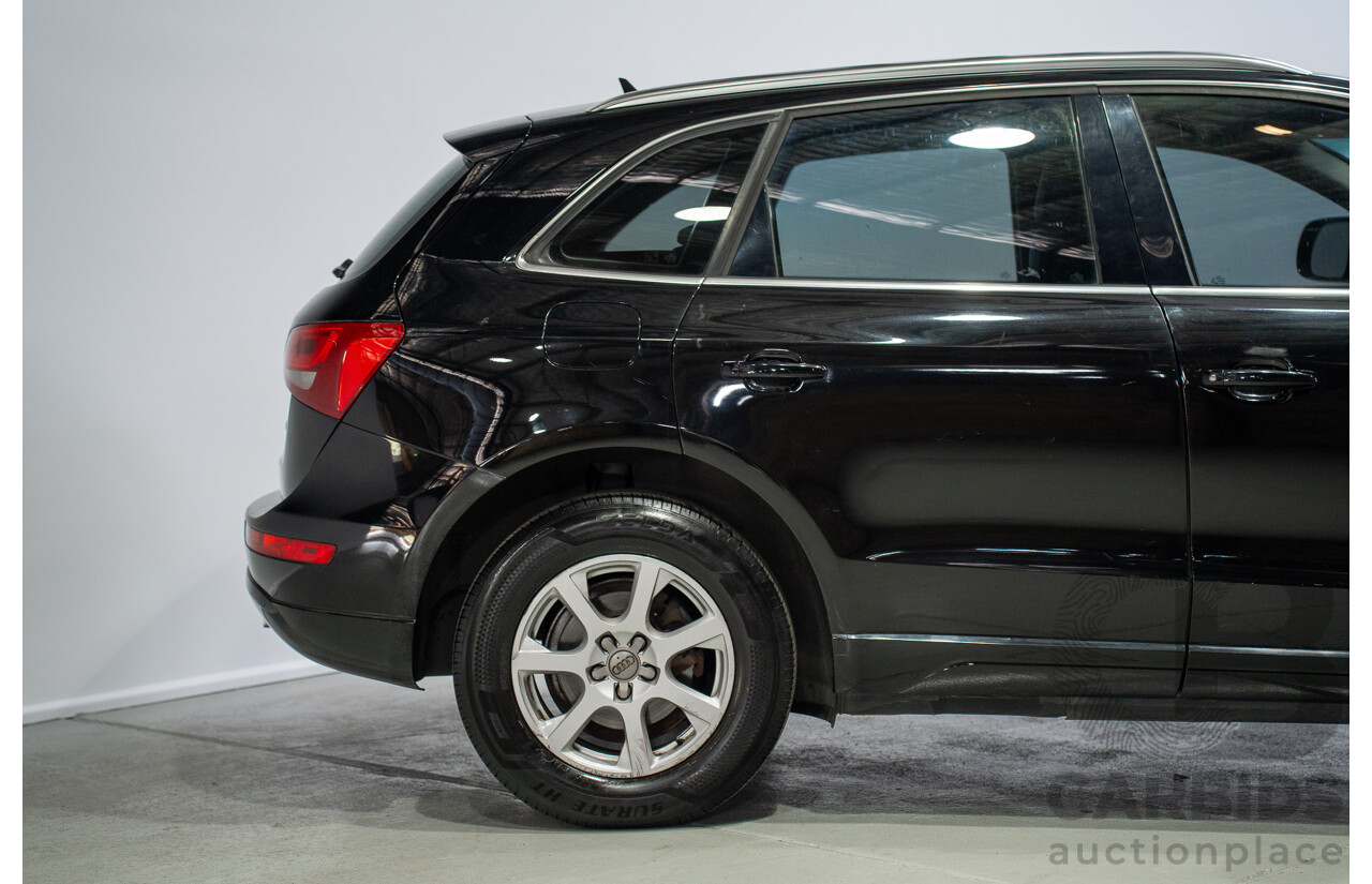 07/2012 Audi Q5 2.0 TDI Quattro (AWD) 8R MY12 4d Wagon Black Turbo Diesel 2.0L