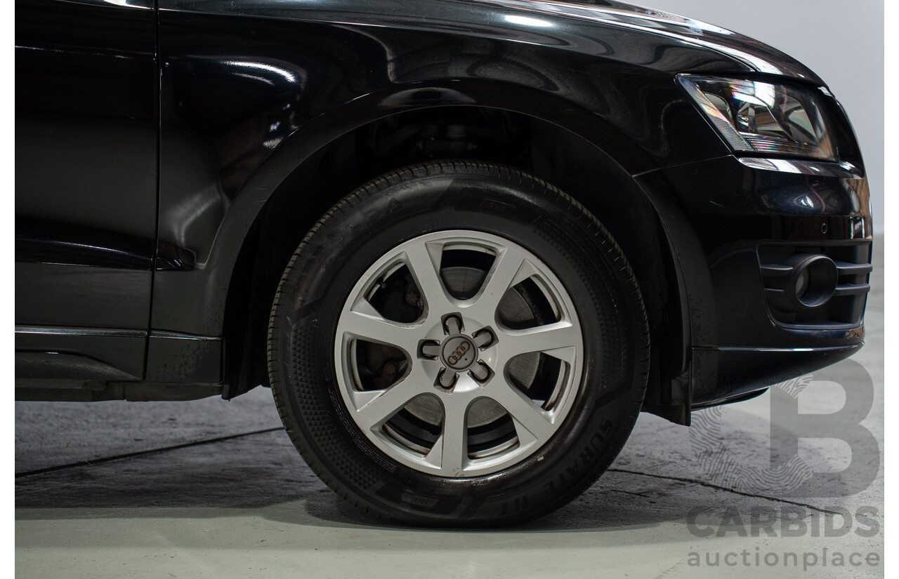 07/2012 Audi Q5 2.0 TDI Quattro (AWD) 8R MY12 4d Wagon Black Turbo Diesel 2.0L