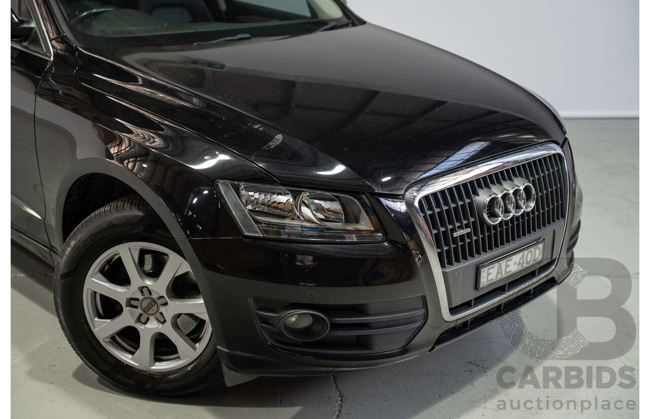 07/2012 Audi Q5 2.0 TDI Quattro (AWD) 8R MY12 4d Wagon Black Turbo Diesel 2.0L