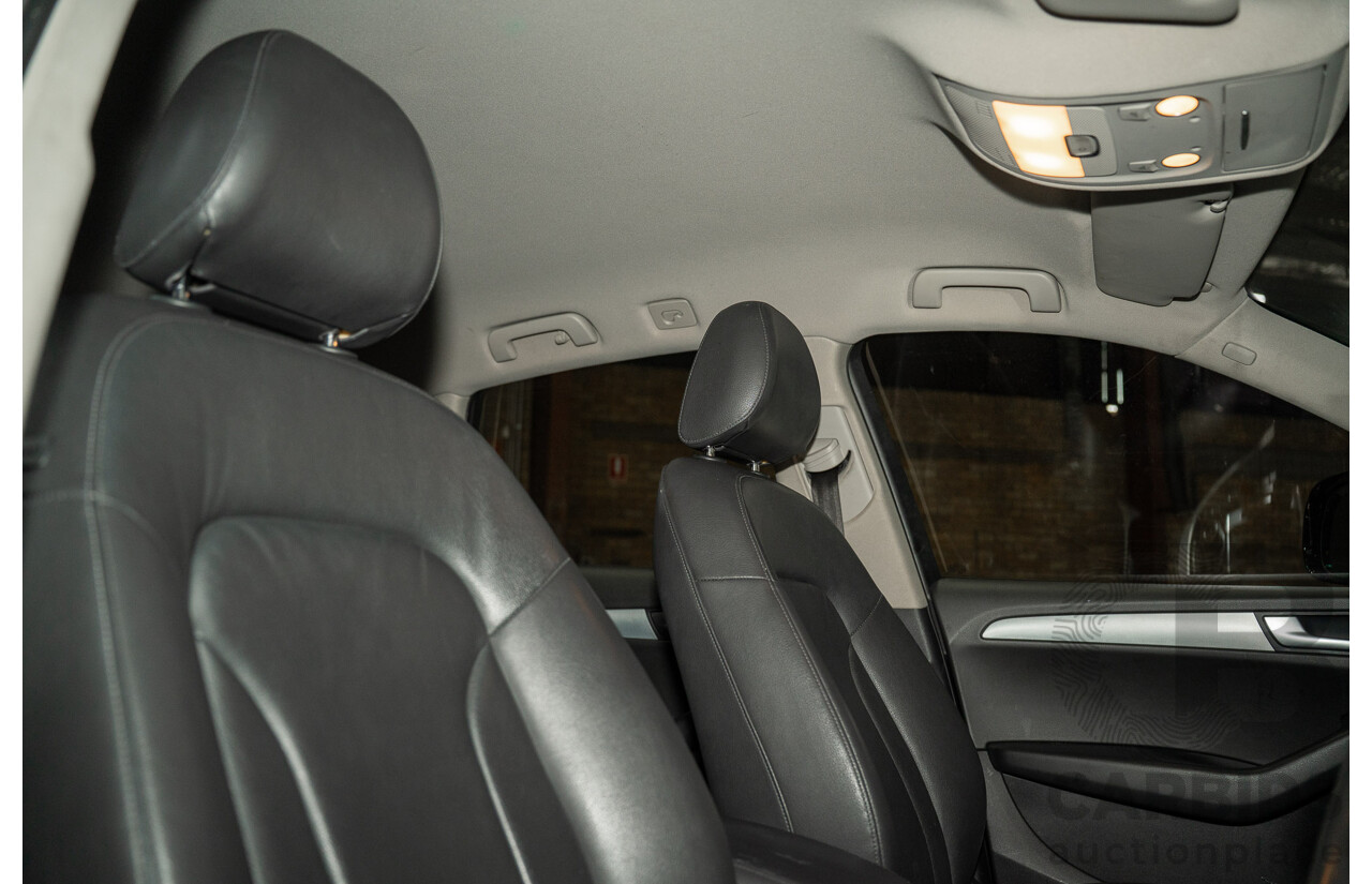 07/2012 Audi Q5 2.0 TDI Quattro (AWD) 8R MY12 4d Wagon Black Turbo Diesel 2.0L