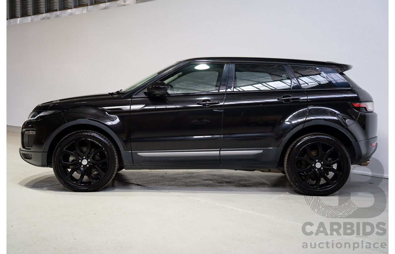05/2017 Range Rover Evoque TD4 150 SE (AWD) LV MY17 5d Wagon Santorini Black Turbo Diesel 2.0L
