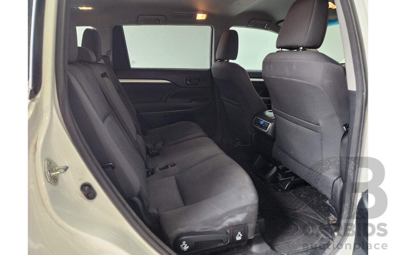08/2014 Toyota Kluger GX (4x2) GSU50R 4d Wagon White 3.5L